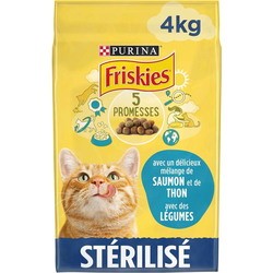 Friskies 5 Guarantees Sterilized Salmon/Vegetable 4 kg