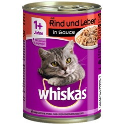 Whiskas 1+ Can with Beef and Liver in Gravy 0.4 kg