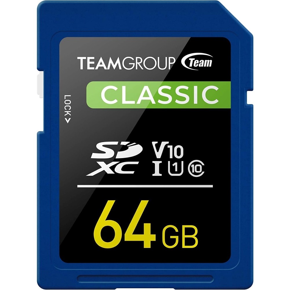 Team Group Classic SDXC Class 10 V10 UHS-1 U1 64Gb