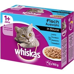 Whiskas 1+ Fish Selection in Gravy 1.2 kg