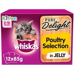 Whiskas Kitten Pure Delight Poultry Selection in Jelly 1.02 kg