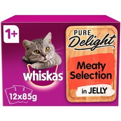 Whiskas 1+ Pure Delight Meaty Selection in Jelly 1.02 kg