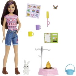 Barbie It Takes Two Skipper Camping Doll With Pet Bunny HDF71