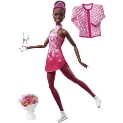 Barbie Winter Sports Ice Skater Brunette HCN31