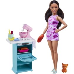 Barbie Doll and Kitchen Playset HCD44