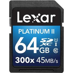 Lexar Platinum II 300x SDXC 64Gb