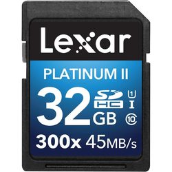 Lexar Platinum II 300x SDHC 32Gb