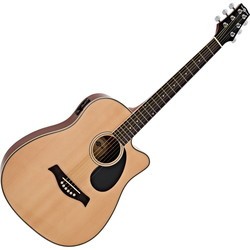 Gear4music 3/4 Size Electro-Acoustic Travel Guitar