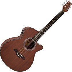 Gear4music Deluxe Cutaway Electro Acoustic Guitar Sapele