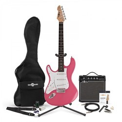 Gear4music LA Left Handed Electric Guitar Complete Pack