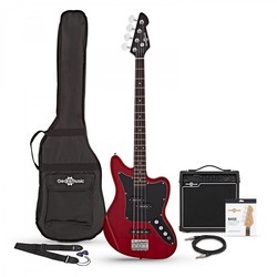 Gear4music Seattle Bass Guitar 15W Amp Pack