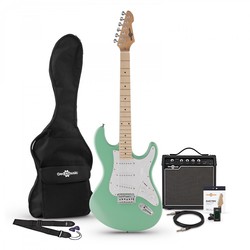 Gear4music LA Select Electric Guitar SSS Amp Pack