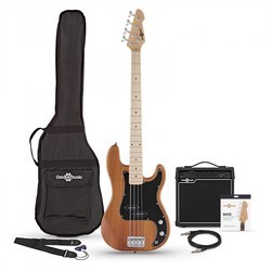 Gear4music LA Select Bass Guitar 15W Amp Pack