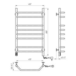 Navin Blues E R Sensor 480x800 10-006033-4880 (хром)