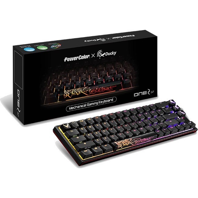 PowerColor x Ducky One 2 SF RGB Brown Switch