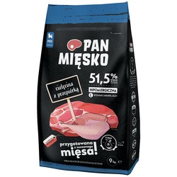 PAN MIESKO Puppy Large Veal with Quail 9 kg