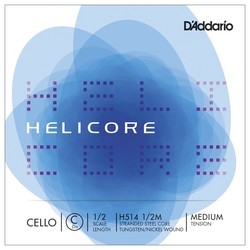DAddario Helicore Single C Cello 1/2 Medium