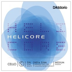DAddario Helicore Single C Cello 3/4 Medium