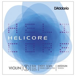 DAddario Helicore Single E Violin 3/4 Medium