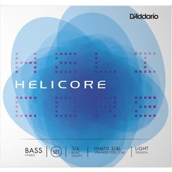 DAddario Helicore Hybrid Double Bass 3/4 Light