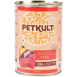 PETKULT Canned Grain Free Adult with Beef 0.4 kg