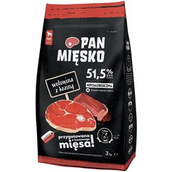 PAN MIESKO Adult Medium Dog Beef with Goat 3 kg