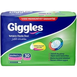 Giggles Adult Diapers M / 30 pcs