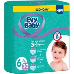 Evy Baby Diapers 6 / 30 pcs