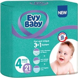 Evy Baby Diapers 4 / 21 pcs