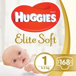 Huggies Elite Soft 1 / 168 pcs