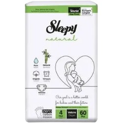 Sleepy Natural Diapers 4 / 60 pcs
