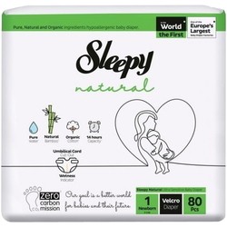 Sleepy Natural Diapers 1 / 80 pcs