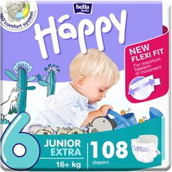 Bella Baby Happy Junior Extra 6 / 108 pcs