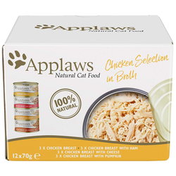 Applaws Chicken Selection in Broth 0.84 kg