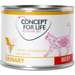 Concept for Life Veterinary Diet Cat Canned Urinary Beef 0.2 kg