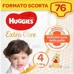 Huggies Extra Care 4 / 76 pcs