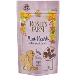 Rosies Farm Mini Hearts Extra Small Treats Turkey 0.05 kg
