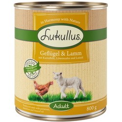Lukullus Adult Wet Food Poultry with Lamb 0.8 kg