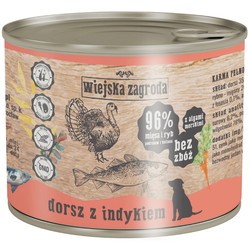 Wiejska Zagroda Adult Canned Cod with Turkey 0.2 kg