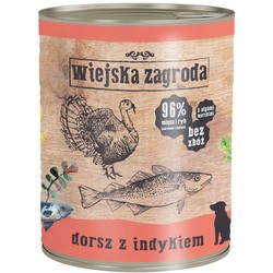 Wiejska Zagroda Adult Canned Cod with Turkey 0.8 kg