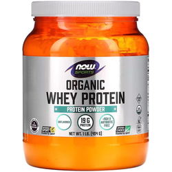 Now Organic Whey Protein 0.454 kg