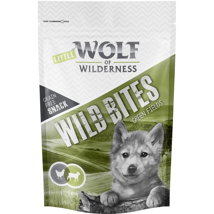 Wolf of Wilderness Snack Wild Bites Junior Green Fields 0.18 kg