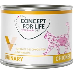 Concept for Life Veterinary Diet Cat Canned Urinary Chicken 1.2 kg