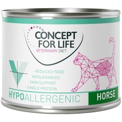 Concept for Life Veterinary Diet Cat Canned Hypoallergenic Horse 1.2 kg