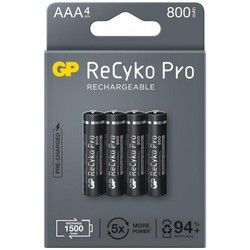 GP Recyko Pro 4xAAA 800 mAh