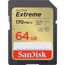 SanDisk Extreme SDXC Class 10 UHS-I U3 V30 64Gb