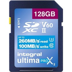 Integral UltimaPro X2 SDXC UHS-II U3 V60 128Gb