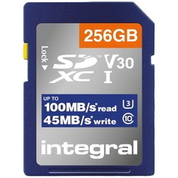 Integral High Speed SDXC V30 UHS-I U3 100MB/s 256Gb
