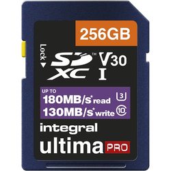 Integral Professional High Speed SDXC V30 UHS-I U3 256Gb