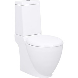 VidaXL Ceramic Toilet Back Water Flow 240376
